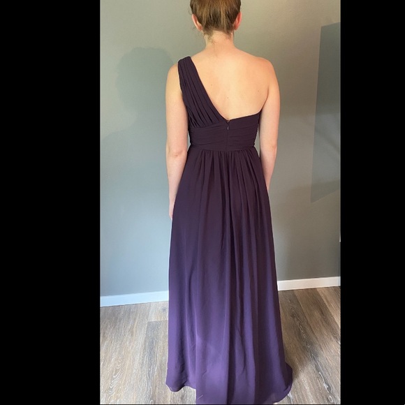 One-shoulder bridesmaid/grad/prom dress - Picture 2 of 7